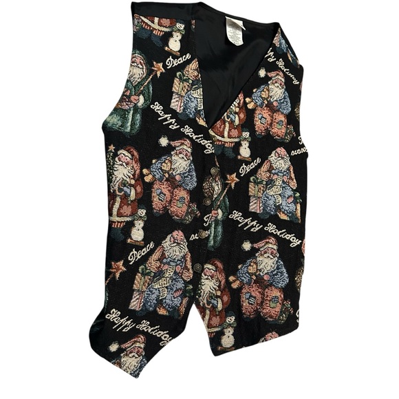 Bobbie Brooks Jackets & Blazers - Vintage Needle Point Christmas Vest